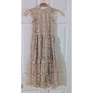 Joyfolie Lace Dress Tiered Ruffle Sleeves Party Special Occasion Size 5 NWT‎
